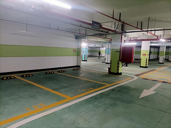 赵县小区划线